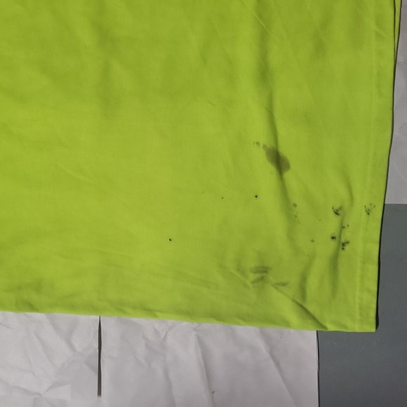 2 Mens graphic t-shirt lot XL yellow Fox active tee gray Smoky mountains  shirts - Picture 6 of 8